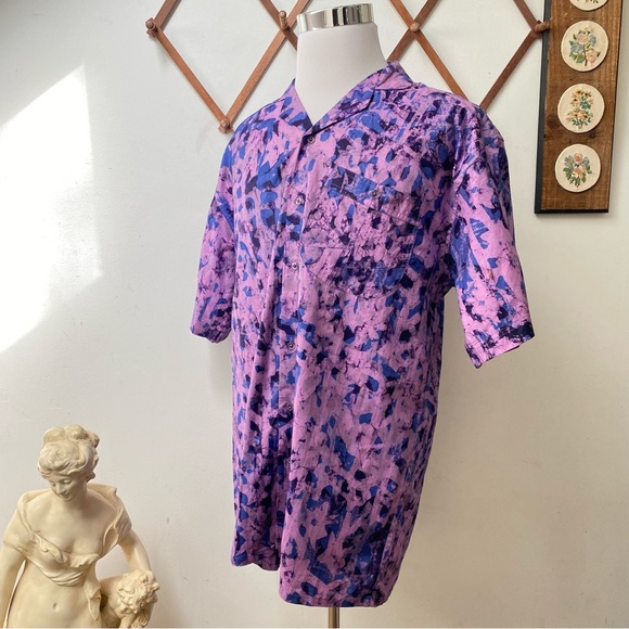 Abstract Button Up Shirt Made In Ghana - Picture 5 of 16